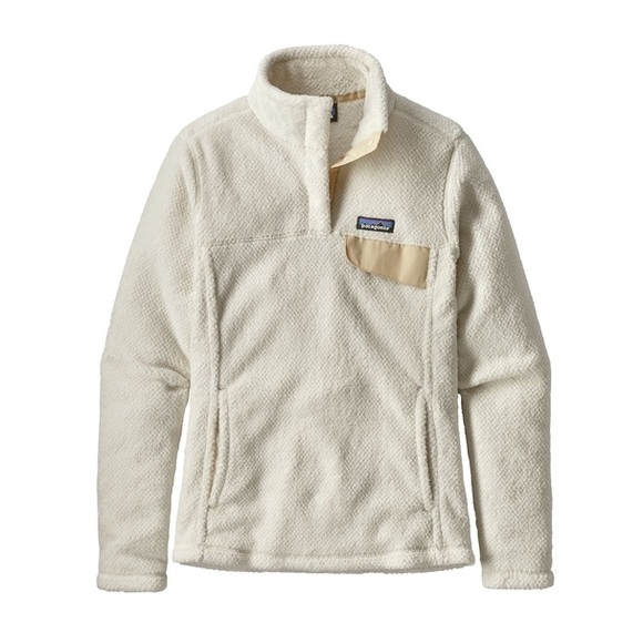 Patagonia Tops - Patagonia Re-Tool Snap-T Pullover Polar Tec Thermal Small Fleece Cream Soft Warm